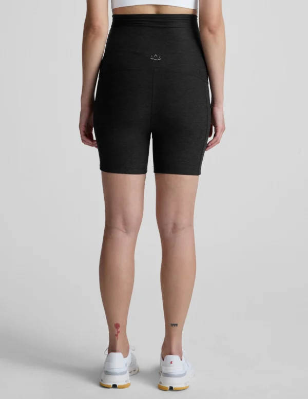 Spacedye Keep Pace 5 Maternity Pocket Biker Short - Image 5